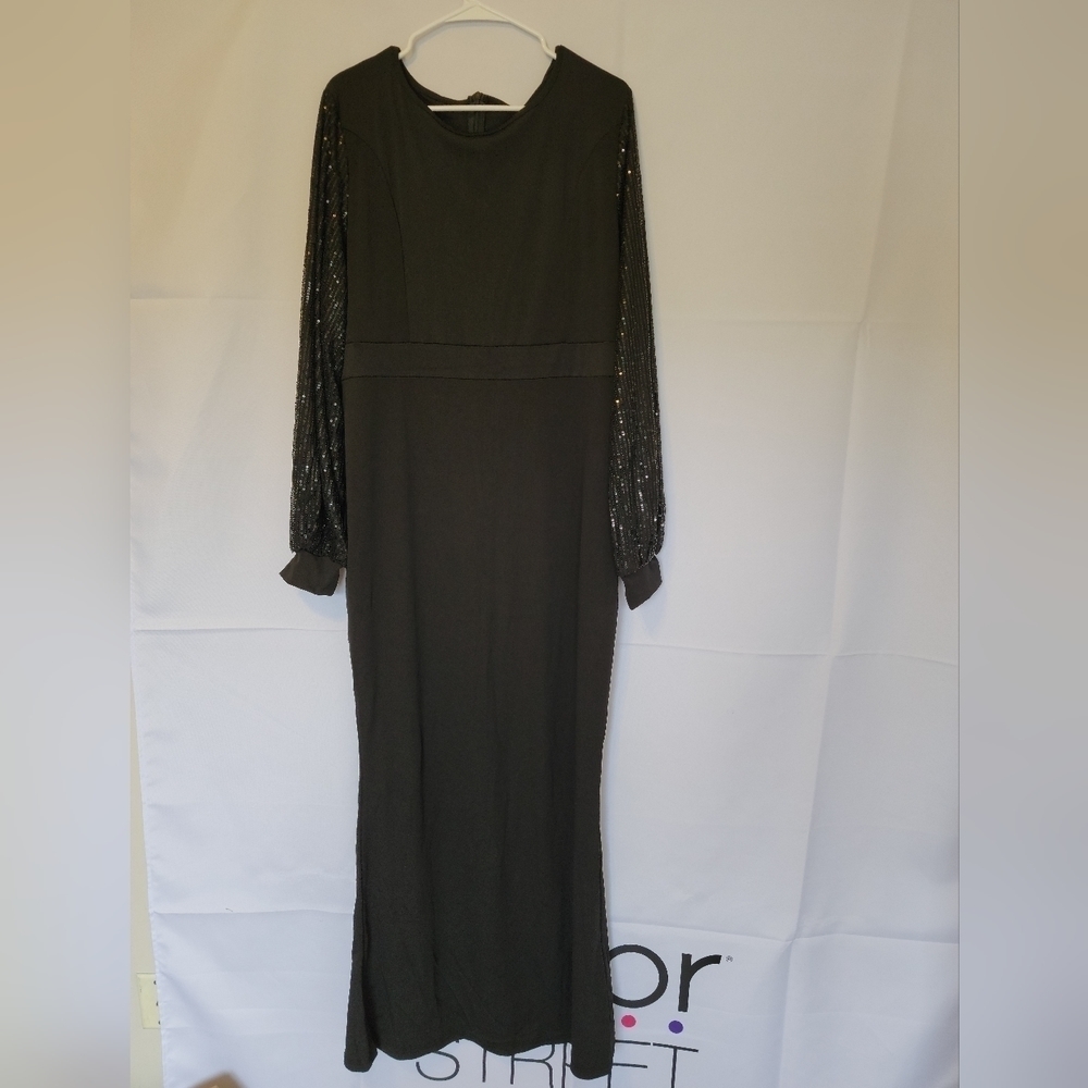 Shein maxi dress black size 4XL